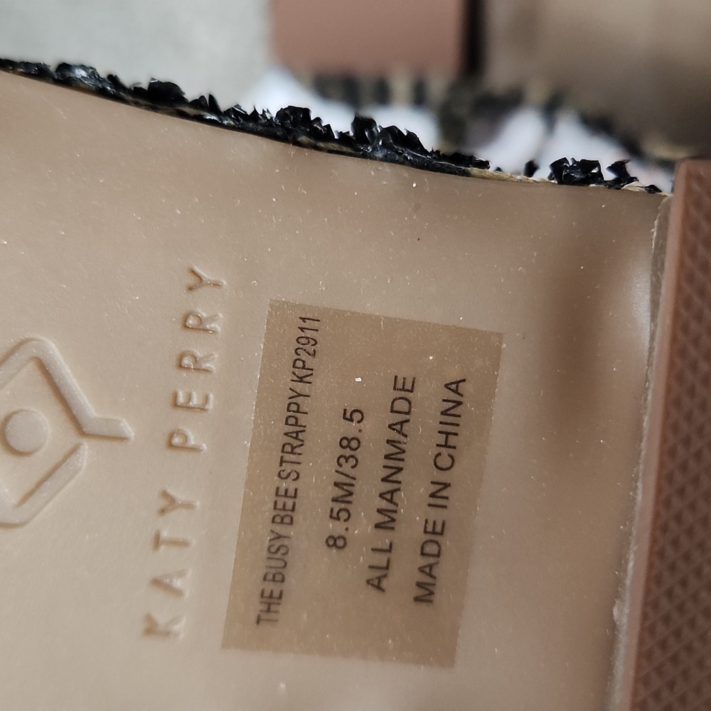 NEW Katy Perry The Busy Bee Strappy Size 8.5 - Picture 6 of 7